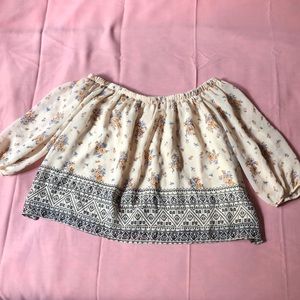 Off the shoulder top